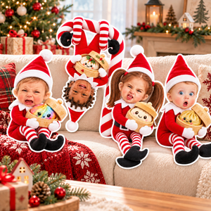 Custom Photo Baby Christmas Pillow - Personalized Gifts For Christmas 05naqn261026