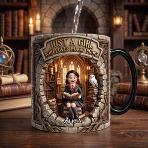 Fantasy Library Magic Mug - Personalized Gifts For Book Lovers 06NADH130726