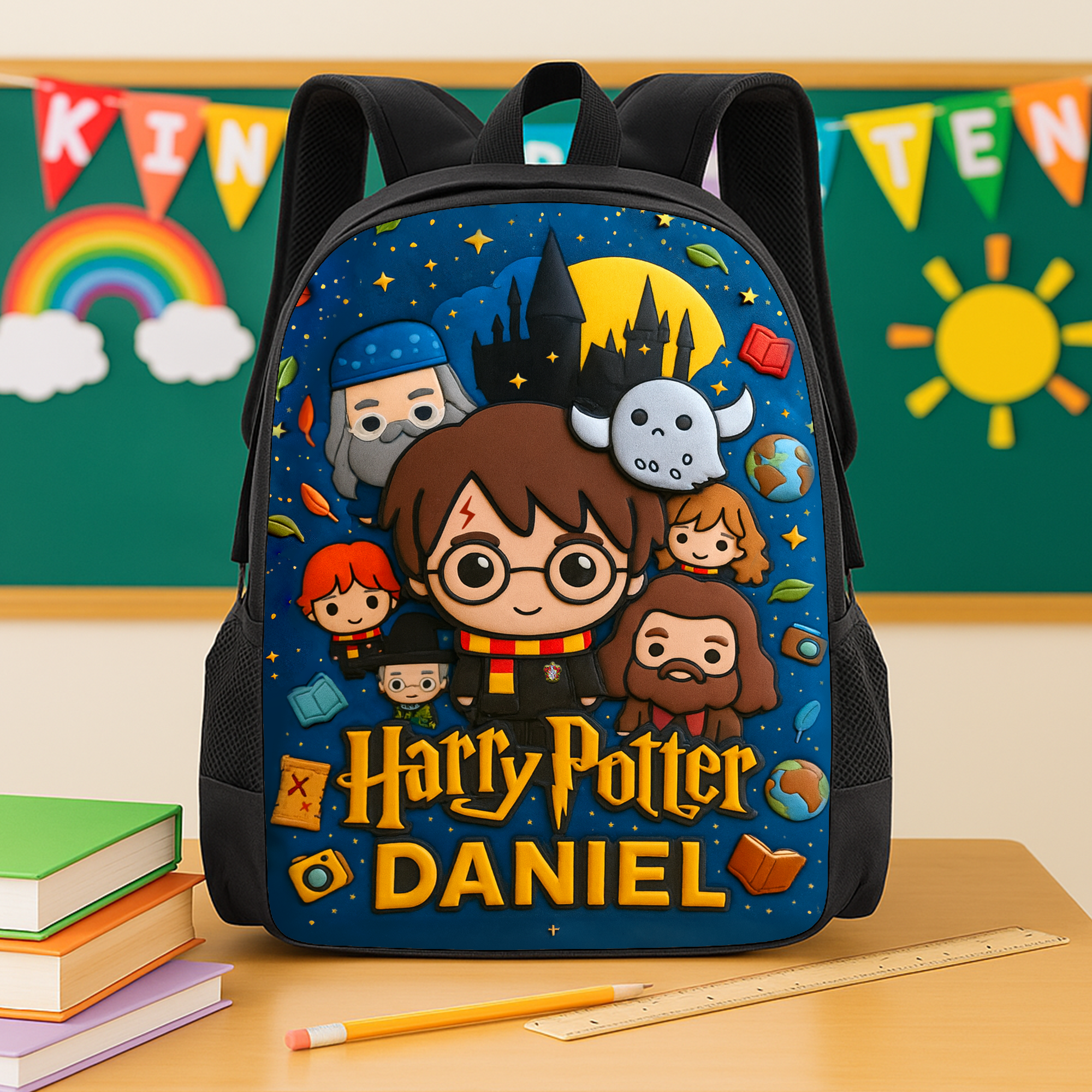 Mystic Spells Academy Backpack - Personalized Gifts For Kids School Bag 01HULU060825
