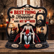 Naughty Spooky Couple Acrylic Plaque - Personalized Gifts For Couple 079tydh080626-Homacus