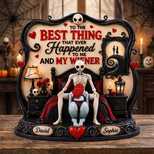 Naughty Spooky Couple Acrylic Plaque - Personalized Gifts For Couple 079tydh080626-Homacus