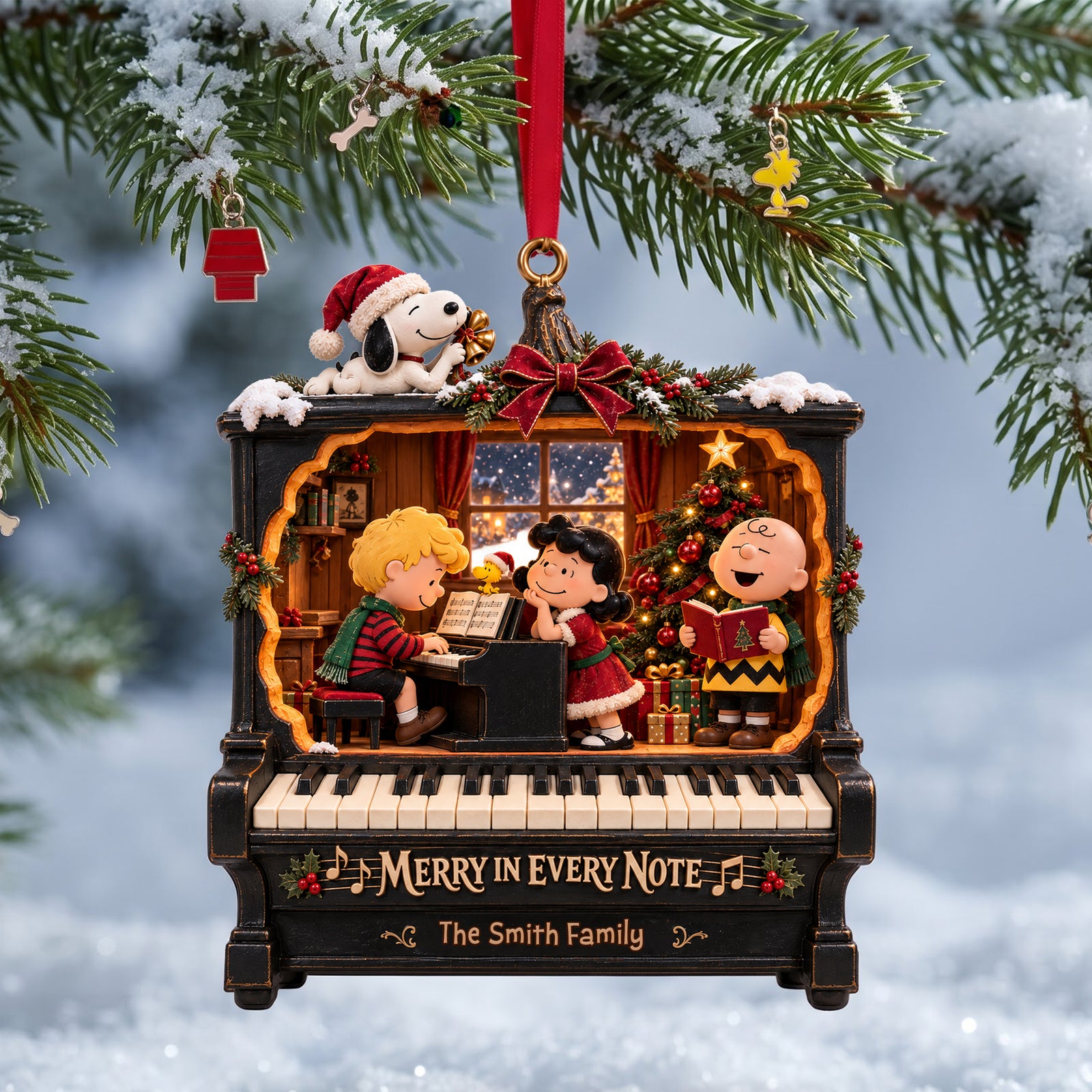 Singing Christmas Ornament - Personalized Gifts For Christmas 05halu081026