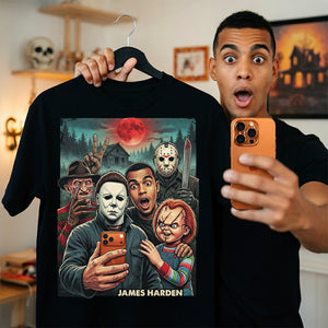 Scary Squad Vintage Washed T Shirt - Custom Photo Gifts 07HUDT080626