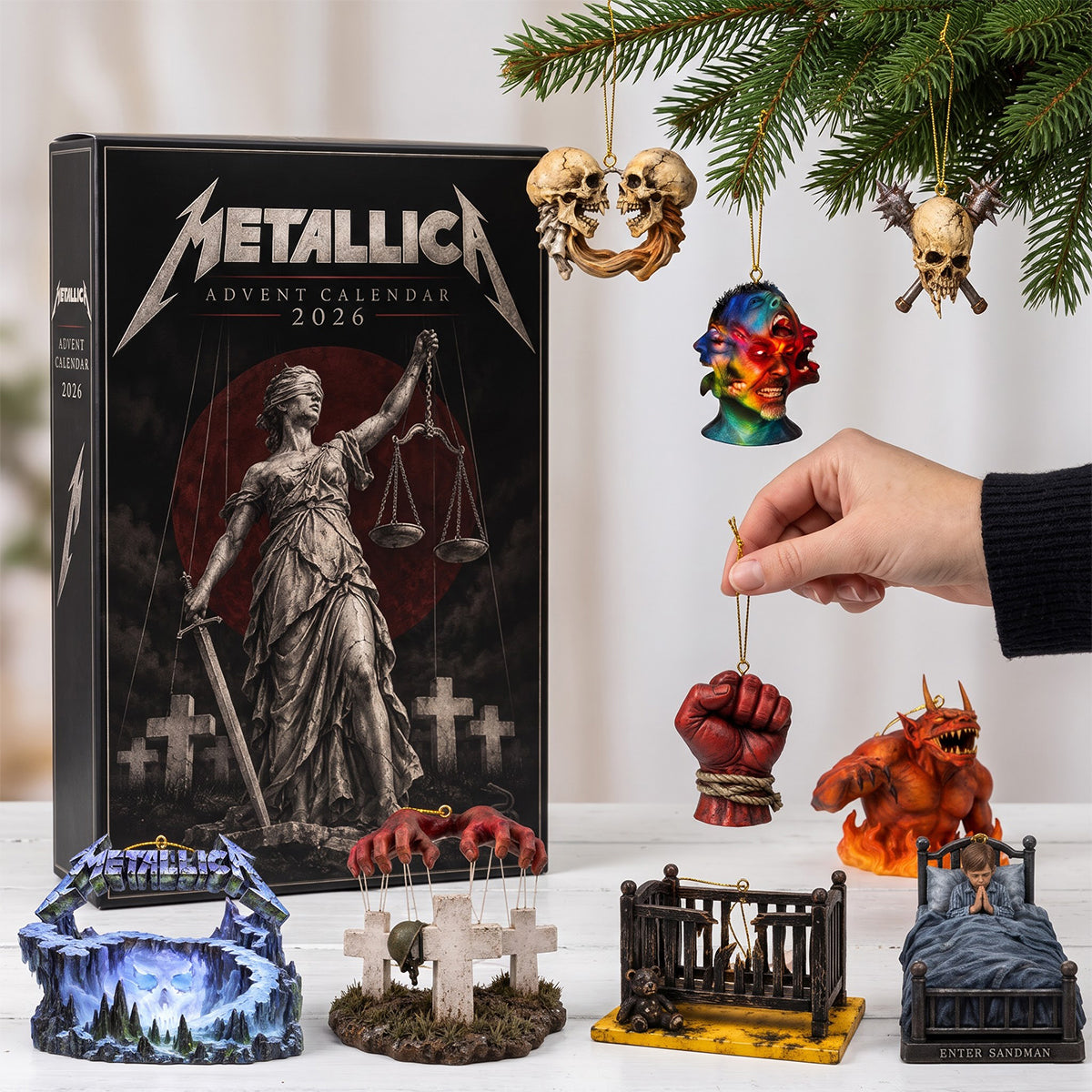 Metallica Collection Advent Calendar Blind Box - Personalized Christmas Gifts For Music Lovers 02qhtn291026