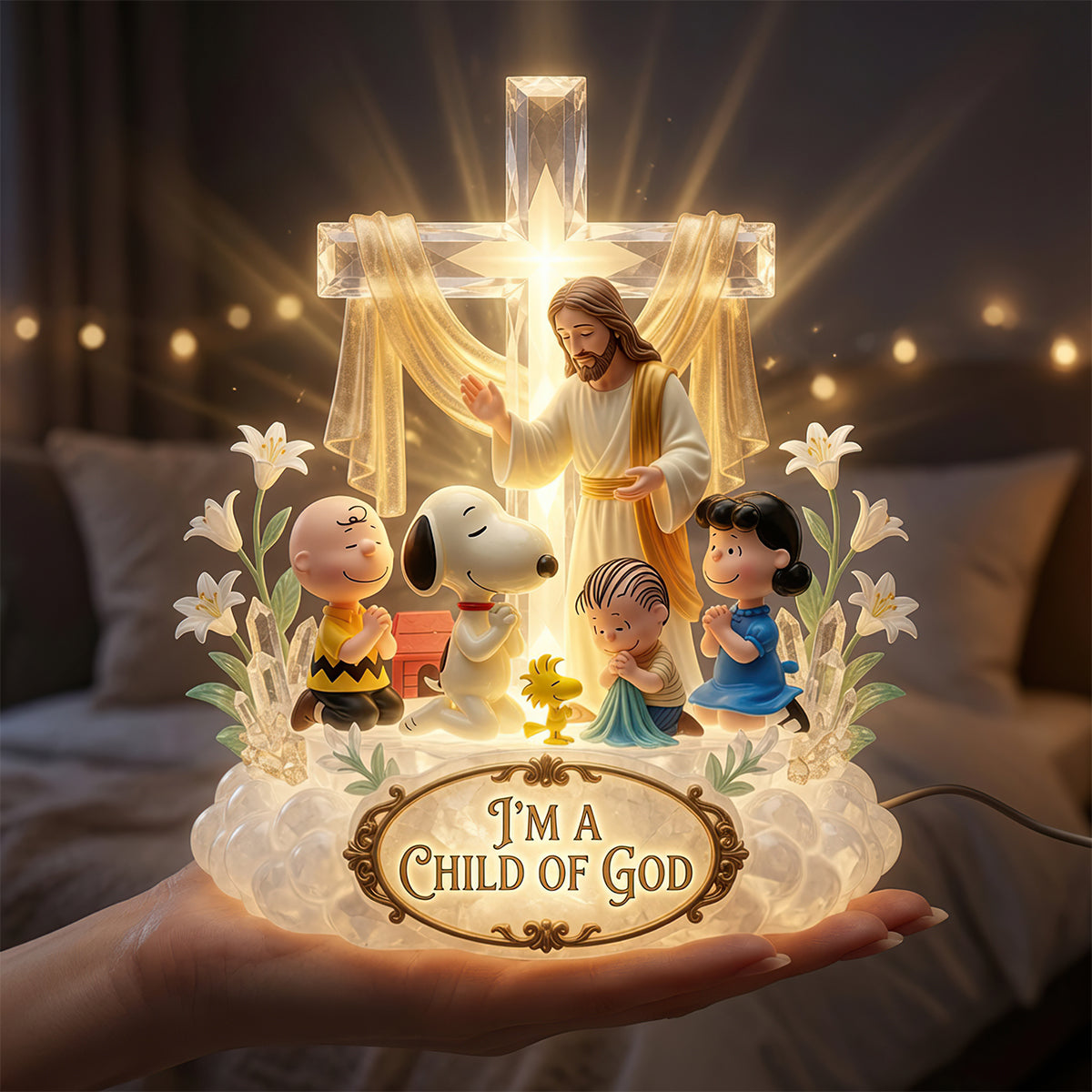 I'm A Child Of God Light Box - Personalized Gifts For Christians 04tydt130726