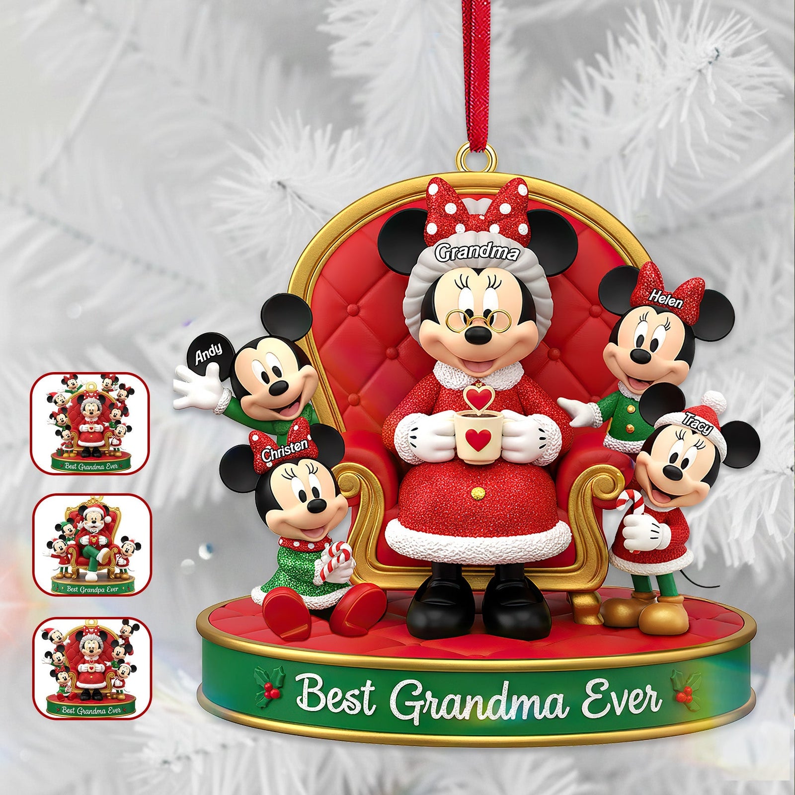 Personalized Gifts For Grandparent Christmas Ornament 01humg241025-Homacus