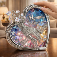 Mom & Children Holding Hands Love Acrylic Plaque - Personalized Gifts For Mom 04qhlu120326-Homacus