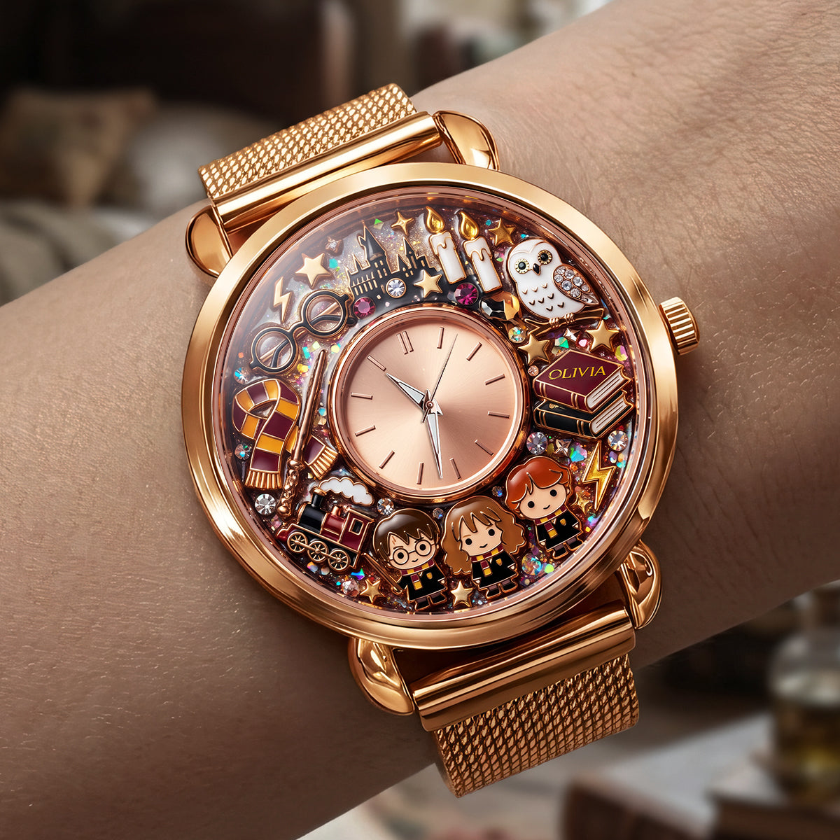 Lovely Characters Fantasy Mesh Strap Quartz - Personalized Gifts 04nata270526