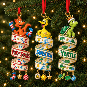 Iconic Book Characters Christmas Ornament - Personalized Gifts For Book Lovers 02padh101026