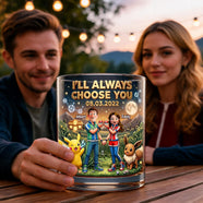 Adventure Couple Drinking Glass - Personalized Gifts For Couples 02tyqn080626