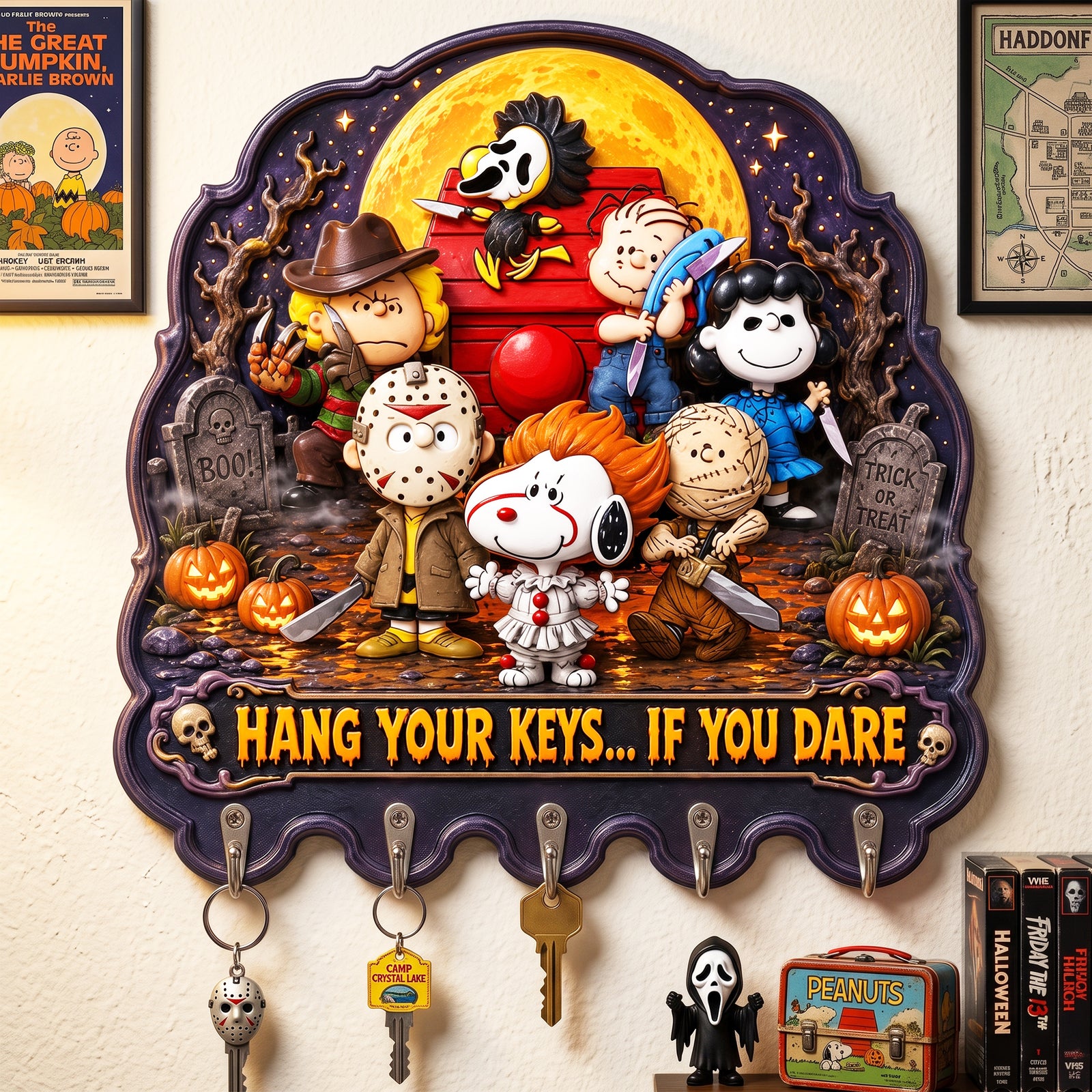 Hang Your Keys, If You Dare Acrylic Key Hanger - Personalized Gifts 04nalu160726