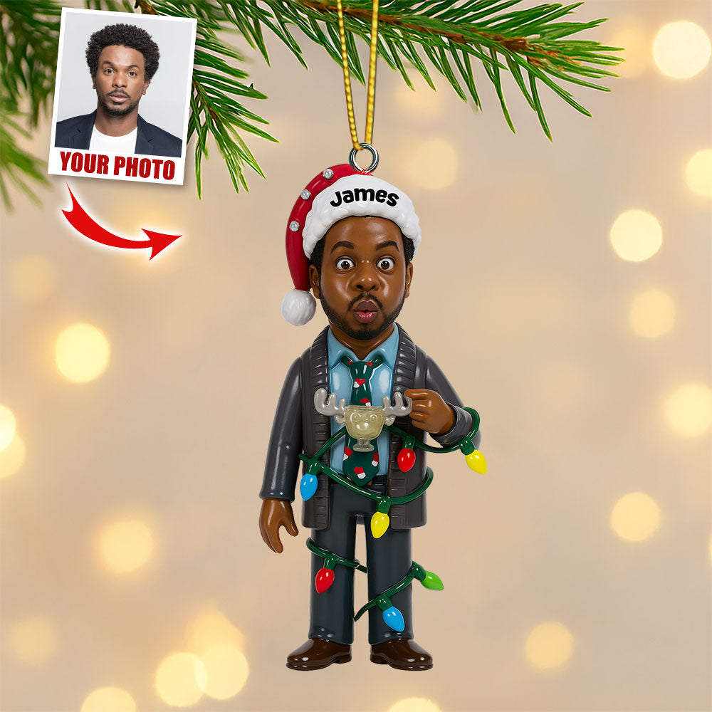 Funny Christmas Ornament - Custom Photo Gifts For Loved Ones 06huti260825
