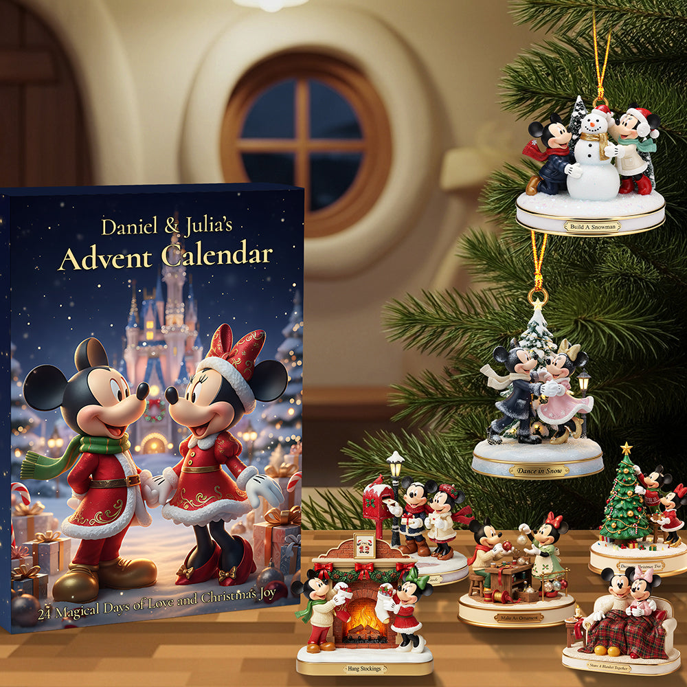 Couple Christmas Activities Advent Calendar Custom Acrylic Blind Box - Personalized Gifts 04pgta221025
