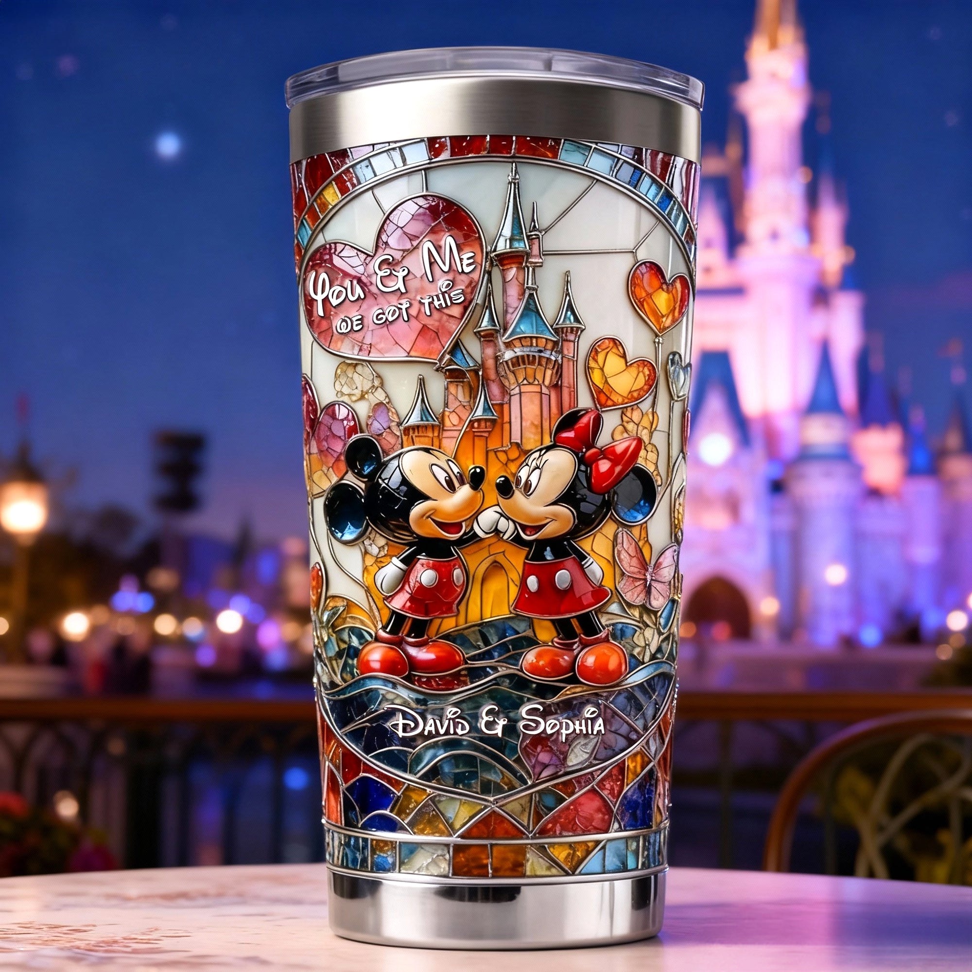 Classic Sweetheart Couple Tumbler - Personalized Gift For Couples 03TOTN160126