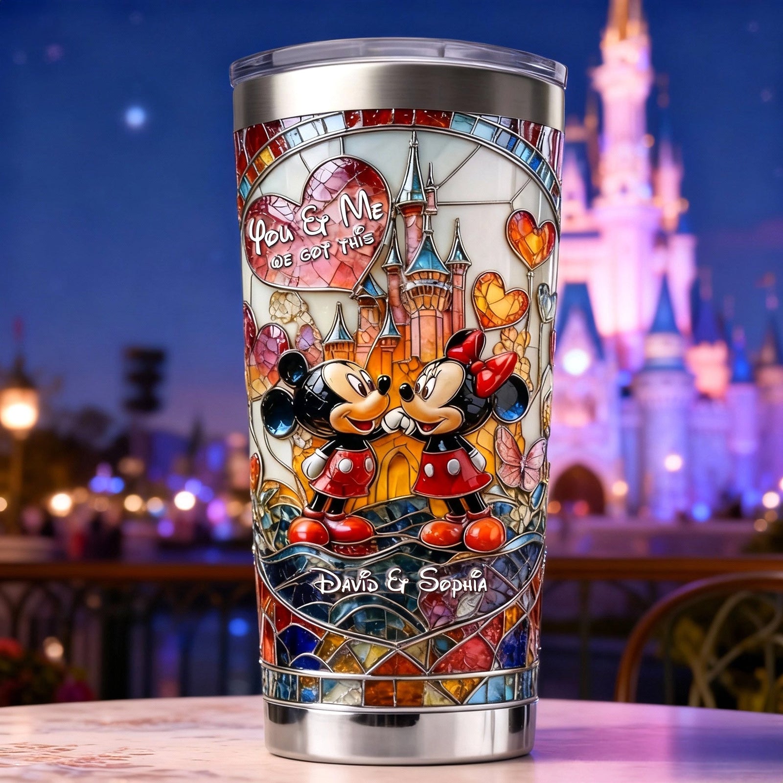 Classic Sweetheart Couple Tumbler - Personalized Gift For Couples 03TOTN160126