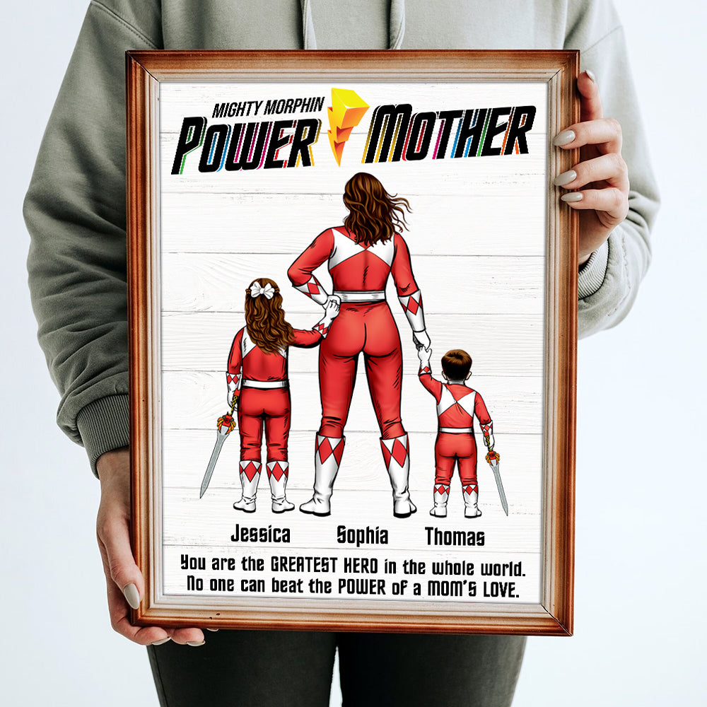 Power Dad Canvas Poster - Personalized Gift For Father 07HUDT120523-Homacus