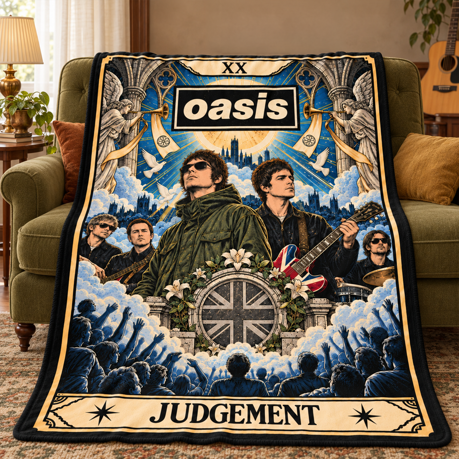 Tarot Card Blanket - Personalized Gifts For Music Lovers 07huqn291026
