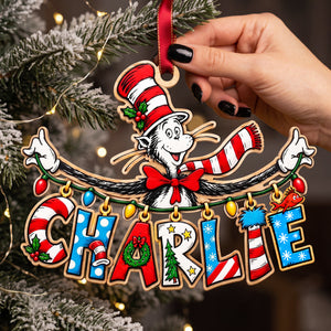 Colorful Childish Name Art Ornament, Personalized Gifts 01QHTA120926