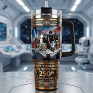250th Anniversary Tumbler With Handle - Personalized Gifts 01TYTN110626