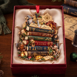 Classic Fantasy Book Ornament - Personalized Christmas Gifts 06nalu300926