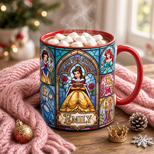 Lovely Fairy Tale Princesses Accent Mug - Personalized Christmas Gifts 07hadh231026