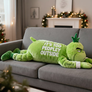 Lazy Lying Custom Shape Pillow - Personalized Gifts For Anti-Social 03QHDT071125