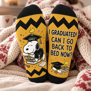 Graduation Sleepy Socks - Personalized Gifts For Graduates 08naqn290926