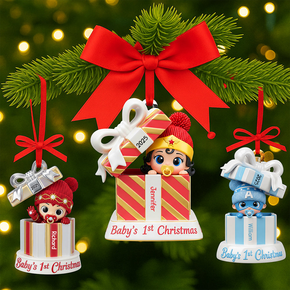 Baby’s First Christmas Ornament - Personalized Gifts For Kids 05naqn200825