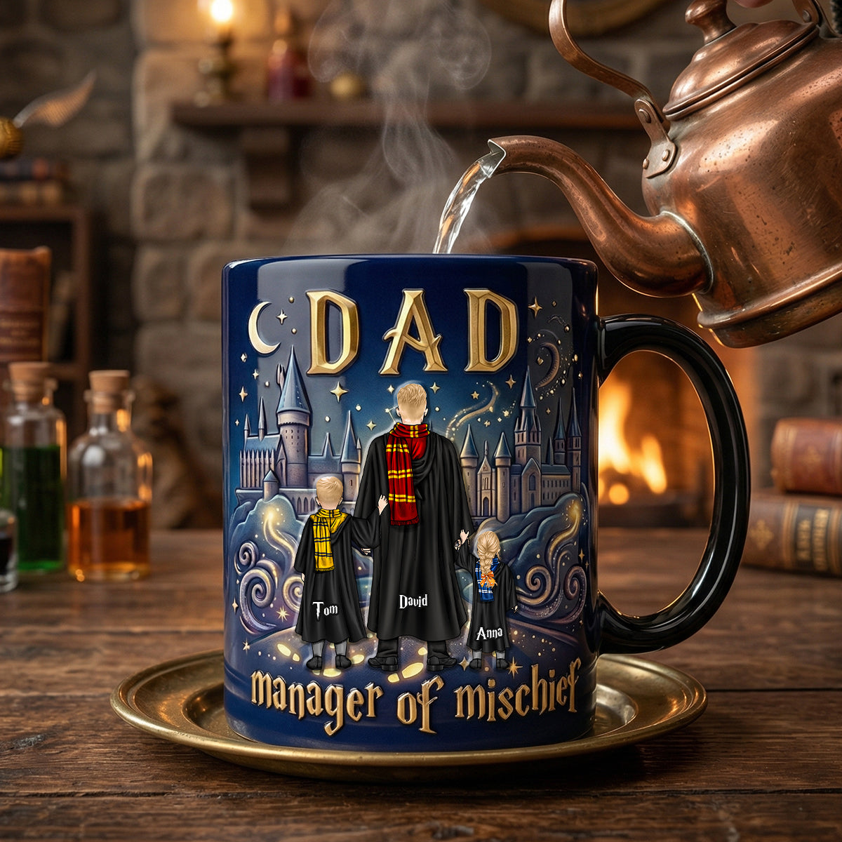 Fantasy School Dad Heat Changing Ceramic Coffee Mug 04NATN260326