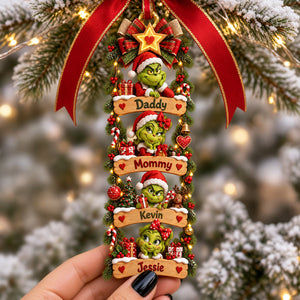 Merry Family Moments Christmas Ornament - Personalized Gifts For Family 04PATA090926