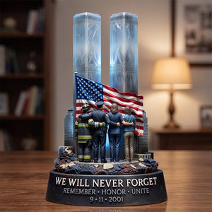 We Will Never Foget Acrylic Plaque - Personalized Gifts 05totn280726