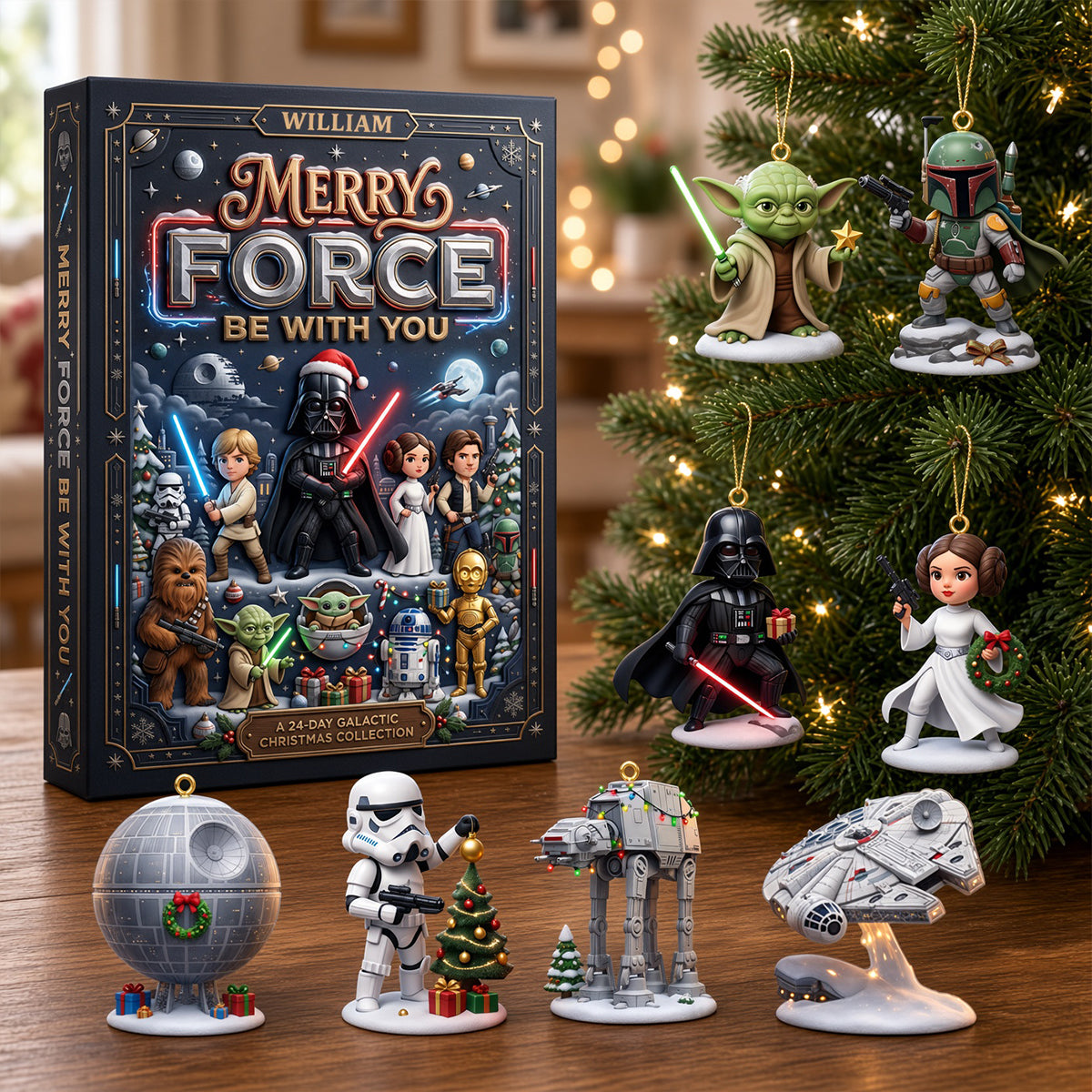 Merry Christmas Advent Calendar Blind Box - Personalized Gifts For Cosmic Lovers 011patn300926