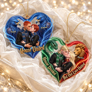 United House Love Christmas Ornament - Personalized Christmas Gift For Couples 05HUDT190926