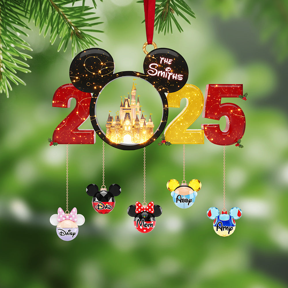 The Family Acrylic Christmas Ornament - Personalized Gifts 05ohta201125