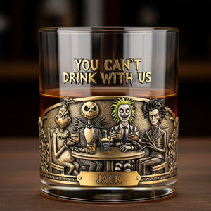 Personalized Halloween Gifts - Round Glass 02natn23082