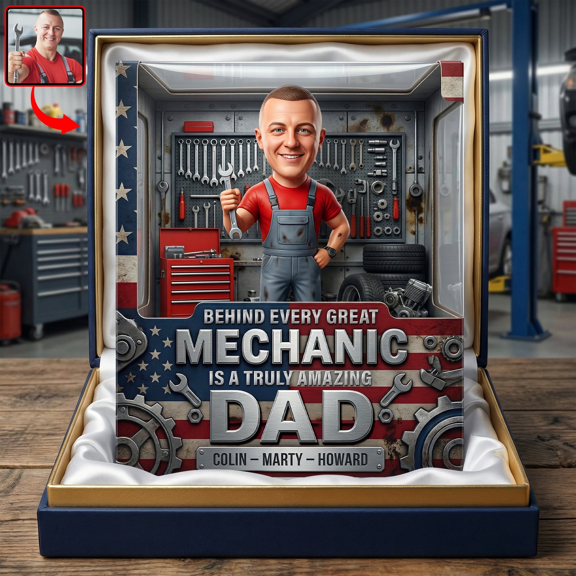 Amazing Mechanic Dad Acrylic Plaque - Custom Photo Gifts For Dads 04paqn260326-Homacus
