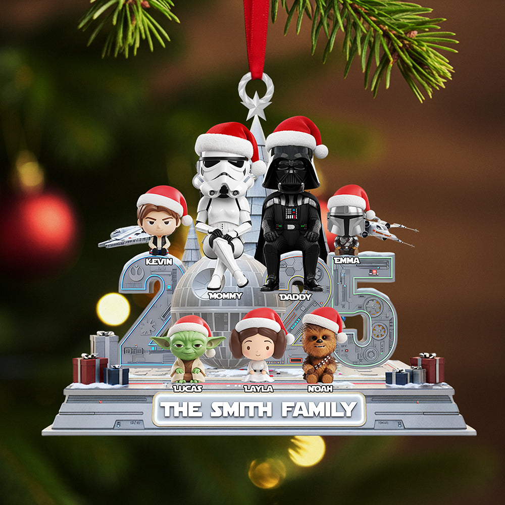 Family Acrylic Christmas Ornament -  Personalized Gifts For Family 01ohta051125