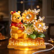 Honey Mama Bear Acrylic Light Box - Personalized Gifts For Mother's Day 01pgdh060426