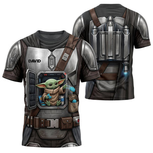 Lovely Interstellar Explorer Companion In Mech-Suit 3D Shirt - Personalized Gifts 04tyqn170726