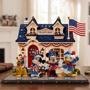 Patriotic Storybook Family Acrylic Plaque - Personalized 250th Anniversary Gift For Family 02TOTN010626-Homacus