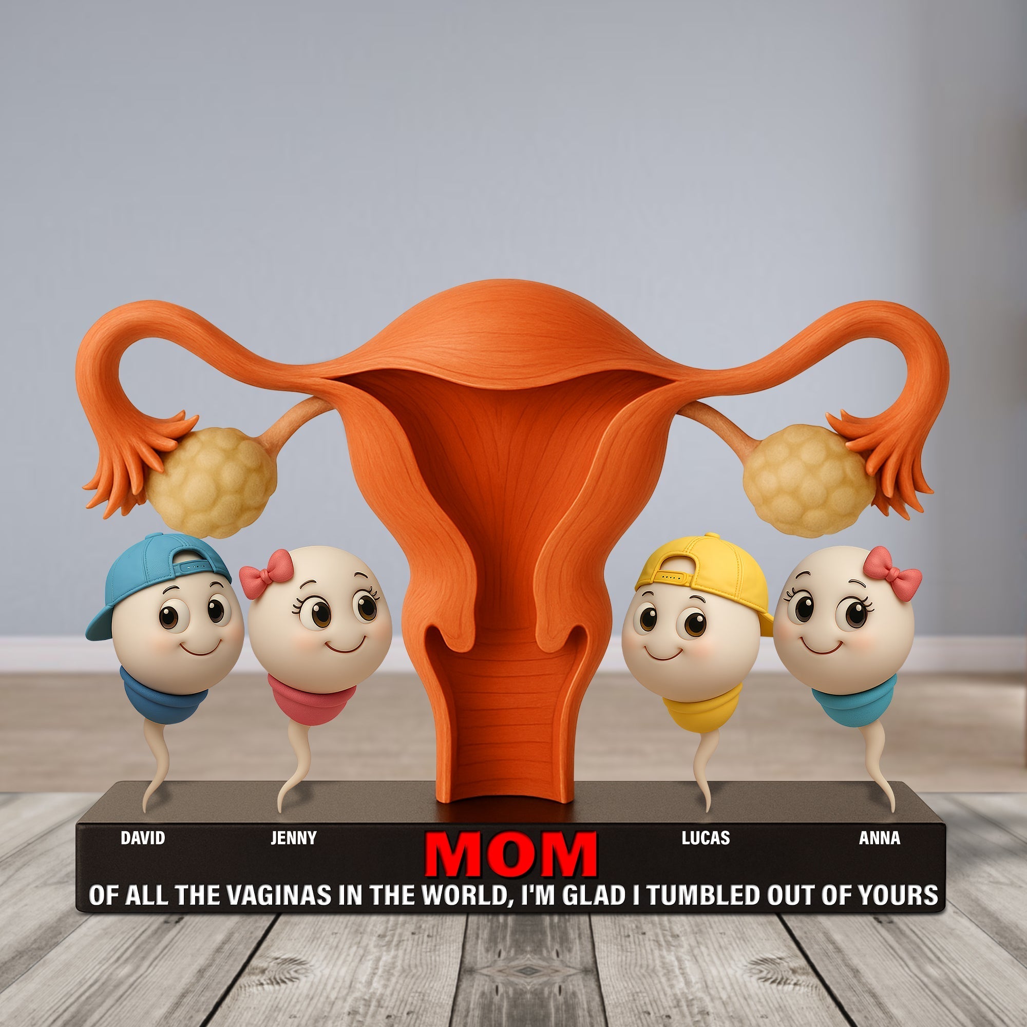 Funny Sperm Plaque Personalized Gifts For Mom 04ohtn240425-Homacus