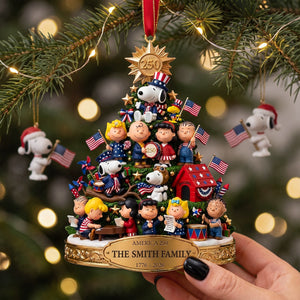 Proud And Honored Family Acrylic Ornament - Personalized Christmas Gift For Family 01tota070926