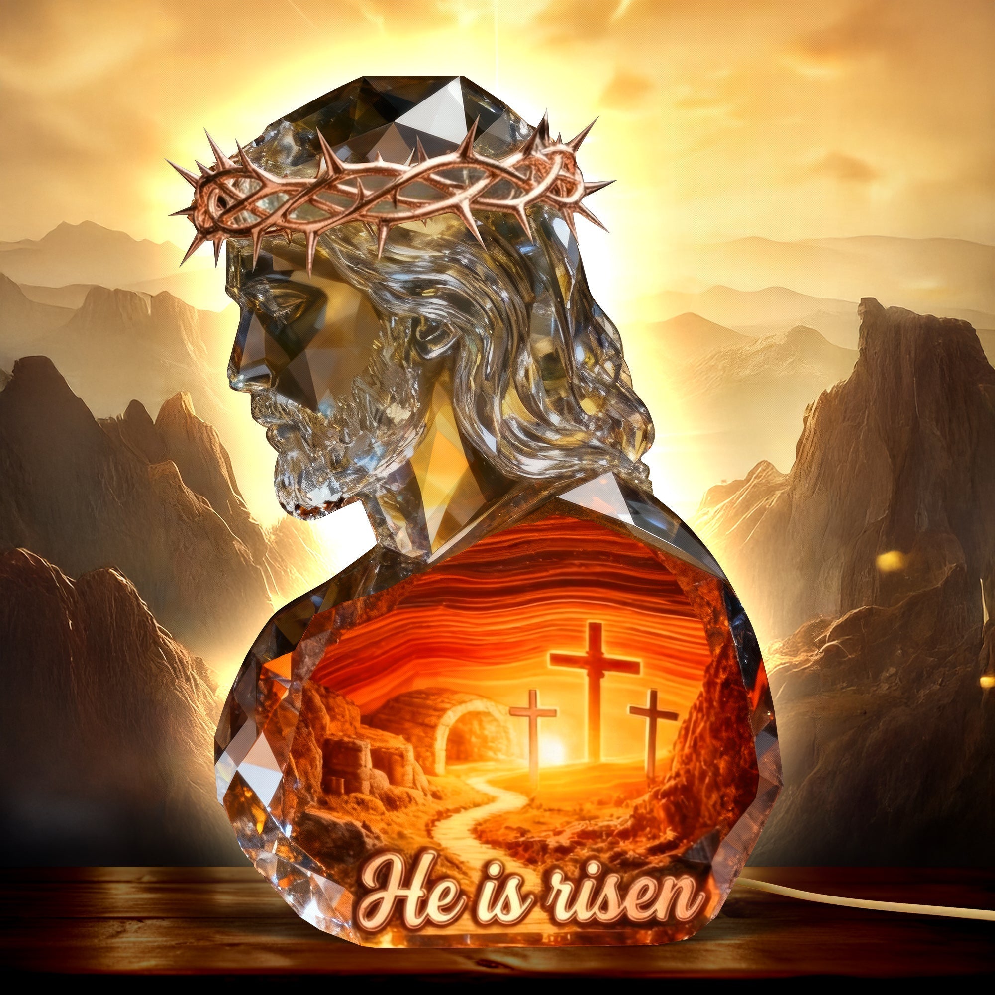 Holy Spirit Resurrection Light Box – Easter Gift for Christians 04qhqn280126