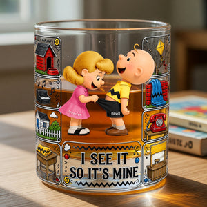 Couple Love Round Glass - Personalized Gifts For Couples 07ohqn270726