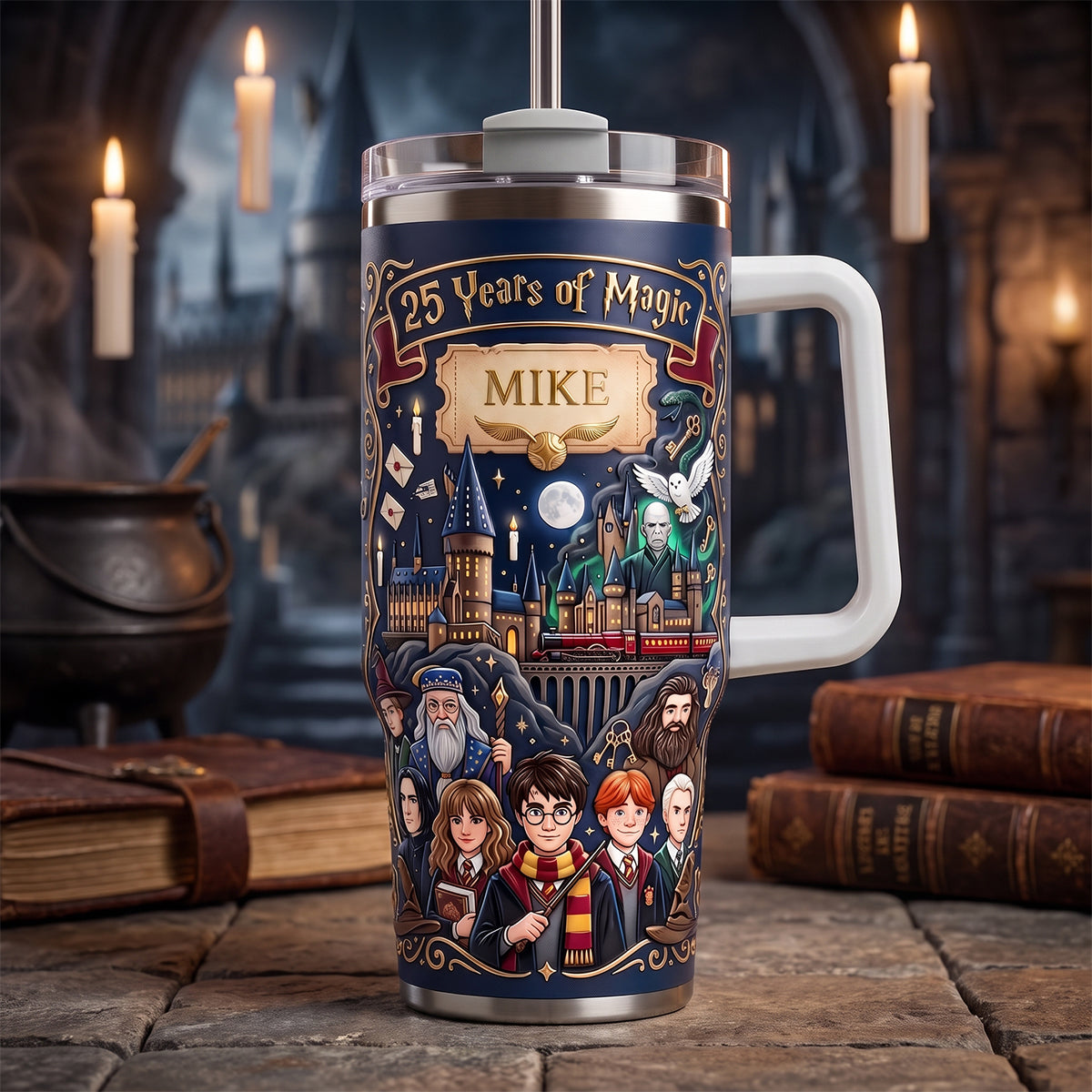 25 Years Of Magical Tumbler - Personalized Gifts For Fantasy Lovers 01hadh030726