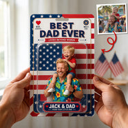 Custom Photo Best Dad Ever Acrylic Plaque - Personalized Gifts For Dad 01tytn040526-Homacus