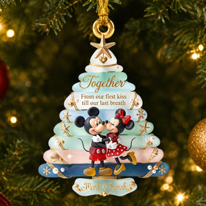 Lovely Couple Christmas Ornament - Personalized Gifts For Christmas 03nadh090926