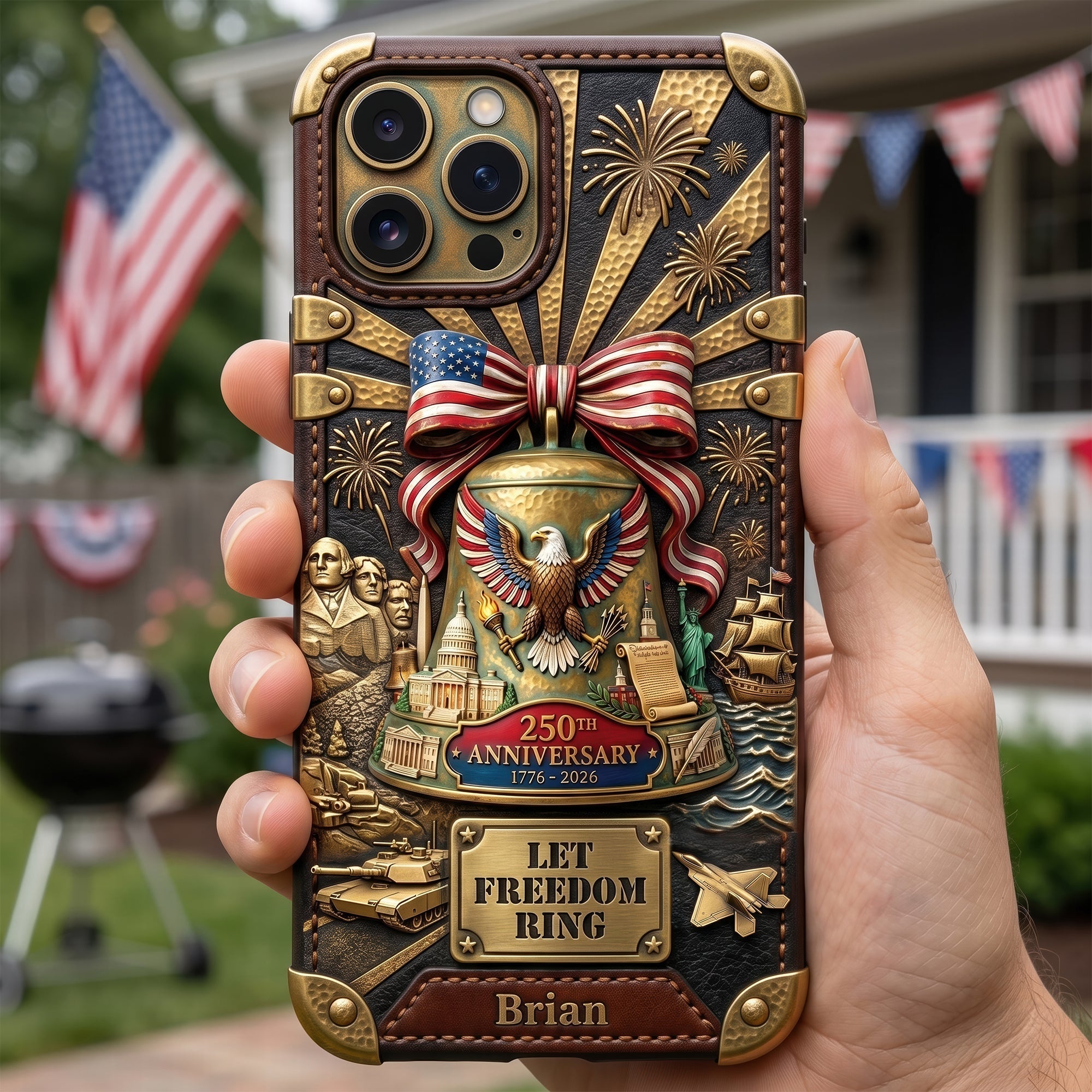 Celebrate 250th Anniversary Phonecase, Personalized Gifts For Patriots 06qhqn080526 - Phone Case - GoDuckee