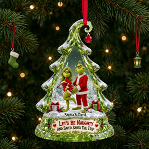 Playful Couple Ornament - Personalized Christmas Gifts 03ohlu070926