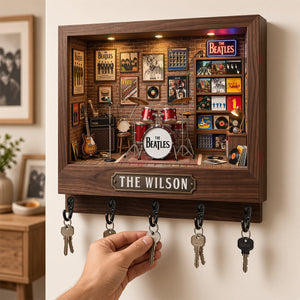 The Beatles Music Room Key Hanger - Personalized Gifts For Music Lovers 04NADT201026